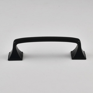 Furniture Handle Bar <b>Black</b> Zinc Alloy 96mm Drawer Cabinet Accessory Traditional Style Durable - Product Image 1