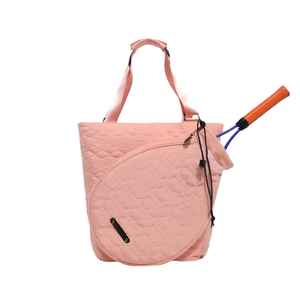 Sac de tennis et de badminton pour femme adulte en PU, haute valeur esthétique, lot de 2, sac à bandoulière avec fonction porte-chaussettes - Product Image 1