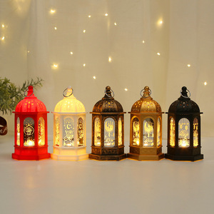 Hàng Mới Về Đèn Led Lễ Hội Ramadan Phong Cách Ma-rốc Giá Đỡ Nến Bằng Nhựa Đèn Gió Trang Trí - Product Image 2