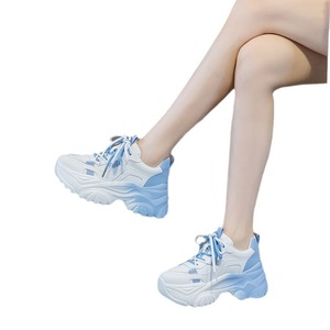 Suola bianca spessa estiva scarpe da donna bianche piccole scarpe da donna 2024 primavera e autunno stagione nuovo stile - Product Image 5
