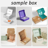 Emballage de boîte d'avion imprimé en couleur personnalisée, boîte en papier mat et brillant, emballage d'expédition, impression couleur Pantone recto-verso