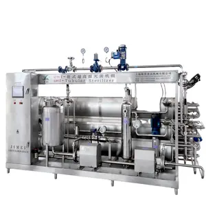 automatic aseptic UHT milk processing plant