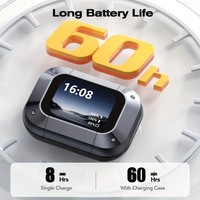 Écouteurs Intra-Auriculaires sans Fil HTC NE25 AI TWS Sport BT V6 avec Écran Couleur LED, Traduction Intelligente, Crochets d'Oreille et Réduction du Bruit