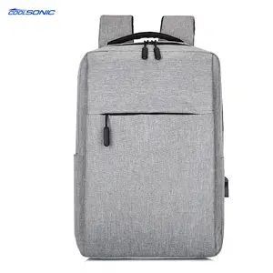 Fabriek Groothandel Waterdichte Tas Usb Opladen 15.6 Inch Rugzak Kantoor Laptop Tas Aktetas Voor Mannen Dame Reizen