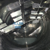 Cuve de mélange chimique fixe en acier inoxydable SUS316L/SUS304 avec homogénéisateur et émulsifiant pour détergent liquide, moteur et boîte de vitesses