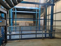 Plateforme élévatrice verticale pour marchandises, capacité personnalisée, 4 étages, pour entrepôt industriel, fosse de stockage, levage de charges lourdes