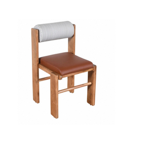 Silla de Madera Elegante, Asiento Moderno y Cómodo para Sala de Estar, Dormitorio, Comedor, Oficina, Acabado Liso, Muebles que Ahorran Espacio - Product Image 3