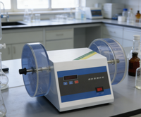 Laboratory Digital Tablet Friability Tester Apparatus 2 Cylinders Circles Adjustable 1 Year IP65 Protection 1rpm Accuracy