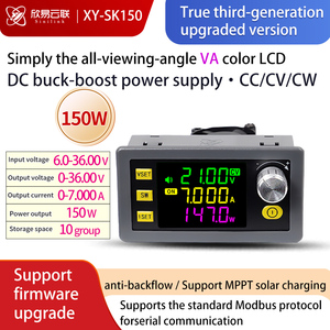 โมดูลจ่ายไฟ DC ปรับค่าได้ SK150 รุ่นที่ 3 CNC 150W 7A แบบ Buck Boost CC CV สำหรับชาร์จพลังงานแสงอาทิตย์ ใช้สำหรับงาน DIY และในห้องปฏิบัติการ - Product Image 4