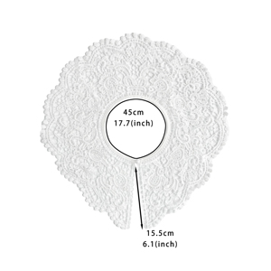 Venta al por mayor niños de punto de ganchillo cuello de encaje cuello ahueca hacia fuera el cuello falso personalizado desmontable cuello de encaje blanco para niños - Product Image 4