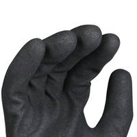 Gants de travail MaxiTough Sandy en nitrile enduit, polyester 13 gauge, légers, antidérapants, résistants à la graisse, équipement de sécurité pour la construction