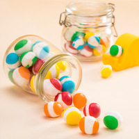 Freeze-dried Rainbow Marshmallow Candy Sweet Crisp Snack Soft 1kg Bag Glucose 12 Months Shelf Life Room Temperature Storage