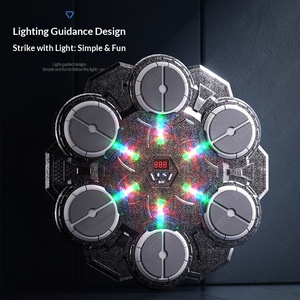 Smart Boxing Target for Kids: Bluetooth Music <strong>Trainer</strong>, Home Rhythm &amp; Stress-Relief Toy Interactive Fitness for Boys and Girls - Product Image 5