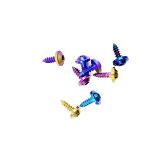 [<span class=keywords><strong>Tornillo</strong></span> de Cabeza Hexagonal de Aleación de Titanio Personalizado] Clase <span class=keywords><strong>10</strong></span>, Rosca Métrica Estándar M4/M5/M6mm GR5, Acabado Anodizado, para Motocicleta y Automóvil - Product Image 3