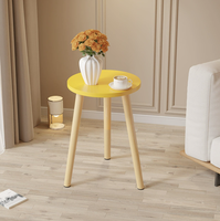 Table basse moderne et élégante pour la maison - Table d'appoint/chevet ronde nordique multifonctionnelle pour le salon, le canapé et le balcon