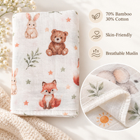 Couverture pour bébé personnalisée, résistante aux plis, respirante, douce, pour nouveau-né