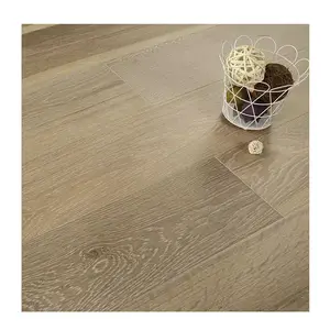 New Arrival Color Engineered Timber Oak Flooring White Brushed Parquet Oak Solid Hard Wood Flooring Fumed Hardwood Oak Flooring