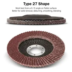 20x 4.5" 4-1/2 Flap Disc 40 60 80 120 Grit Abrasive Tools Angle Grinder Sanding And Grinding Wheels