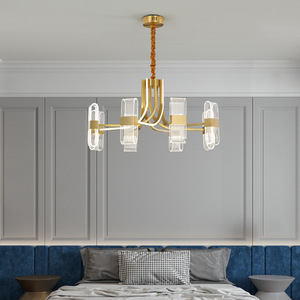 Lampadario Moderno di Lusso in Alluminio PM, Lampada a Sospensione LED a Risparmio Energetico con Protezione per gli Occhi, in Acrilico, per Soggiorno, Sala da Pranzo, Camera da Letto - Product Image 3