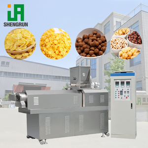 Continuous Extrusion Corn Production Line China Factory Price Automatic Cereal <strong>Flakes</strong> Snack Food Making Machine - Product Image 4
