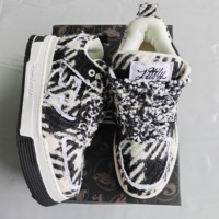 Vente en gros de baskets personnalisées à motif tweed vintage pour hommes et femmes, chaussures plateforme tendance, respirantes, streetwear, chaussures de sport décontractées