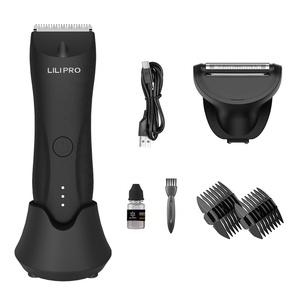 Recortadora de <span class=keywords><strong>vello</strong></span> íntimo LILIPRO Balls Trimmer, inalámbrica, impermeable, <span class=keywords><strong>para</strong></span> <span class=keywords><strong>vello</strong></span> púbico, multifuncional, <span class=keywords><strong>para</strong></span> barba y bikini. - Product Image 3
