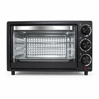 Four électrique miniature de haute qualité 25L 1000W multifonction pour la cuisson, la torréfaction et le maintien au chaud, boîtier en acier inoxydable, utilisation domestique, extérieure et hôtelière