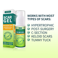 Gel de traitement des cicatrices en silicone organique pour cicatrices chirurgicales, visage, corps, brûlures, acné, césarienne, vergetures, chéloïdes