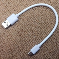 Cantell Micro USB V8 câble de charge de téléphone portable 0.3m câble de chargeur Micro USB pour Android