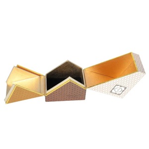 Magnetic customized luxury jewelry <b>gifts</b> <b>small</b> round paper windowperfume transportation folding products cardboard box packaging - Product Image 1