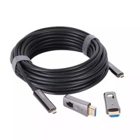 Cable de fibra óptica HDMI de alta calidad Soporte de inglete 100 4K 60Hz AOC Fibra óptica activa-Cable HDMI