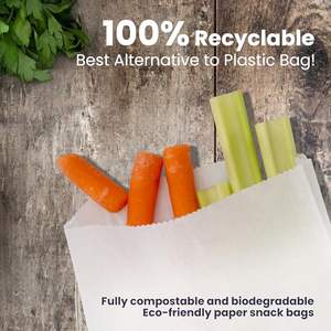 Bolsas de Papel Glassine Biodegradables y Desechables con Logotipo Personalizado para Empacar Empanadas, a Prueba de Aceite y Salsas - Product Image 4