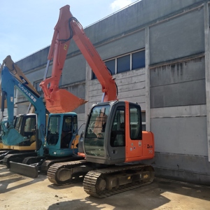 Miniexcavadora de 6 toneladas y 7 toneladas, miniexcavadora usada Hitachi Zx70 Zx60, máquina excavadora de segunda mano pequeña Hitachi Zx60 Zx70 para granja - Product Image 6