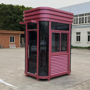 Kostengünstige, hochwertige, wasserdichte Sicherheitskabine aus Stahl für Carports und Wohnanlagen - Product Image 3