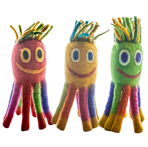 Giocattoli per Cani in Lana Feltrata Colorata - Set <span class=keywords><strong>di</strong></span> Giocattoli Allegri, Sicuri e Morbidi per Cani da Interno per Battaglie, Inseguimenti e Divertimento - Product Image 1