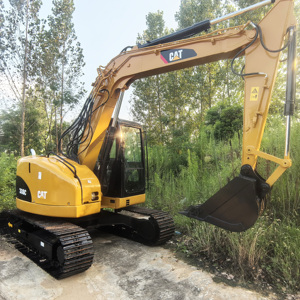 Excavatrice d'occasion Caterpillar CAT308 en stock, mini-excavatrice de 8 tonnes, fabrication japonaise, bon état, importée avec certification CE - Product Image 5