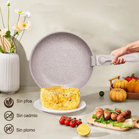 Ensemble de casseroles et poêles en aluminium antiadhésif 13 pièces, avec poignée amovible, comprenant une casserole, une cocotte et une poêle à frire