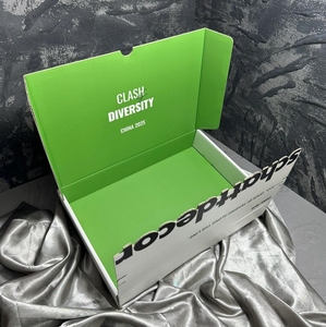 Thân Thiện Với Môi Tùy Chỉnh Tự Con Dấu Gửi Thư Hộp Dây Kéo Các Tông Sóng Bao Bì Miếng Bọt Biển Lót Matt Cán Cho Vận Chuyển Logo - Product Image 5