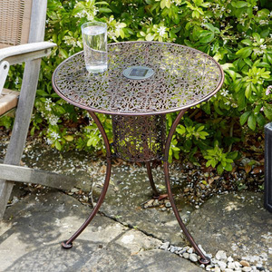 Lámpara de Mesa Solar de Hierro, Luz LED para Jardín Exterior con Panel Solar, Resistente al Agua, Diseño Independiente - Product Image 2
