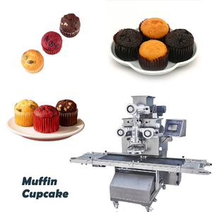 Service ODM disponible, machine commerciale entièrement automatique <span class=keywords><strong>à</strong></span> haute capacité pour l'agencement et l'encrustation de moules <span class=keywords><strong>à</strong></span> muffins et cupcakes, pour les usines - Product Image 1