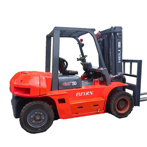 Chinese Top Brand Heli 5 Ton Mini Diesel Forklift with Two Stage Mast Hydraulic <b>Side</b> Shifter Stable Performance High Efficiency - Product Image 1
