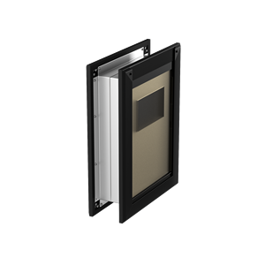 Grande <span class=keywords><strong>porte</strong></span> rectangulaire <span class=keywords><strong>pour</strong></span> chien, panneau de verrouillage à double coulissement en aluminium robuste et économe en énergie, installation facile, volets magnétiques modernes - Product Image 4