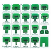 Marco BDM de Acero Inoxidable con LED y 22 Adaptadores OBD2, Herramienta de Reprogramación de ECU de Aluminio para Ingeniería Automotriz