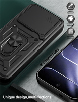 Coque de protection antichoc en TPU et PC avec support anneau pour Tecno Spark 50/Camon 50/Spark Go 3 – Offre Spéciale