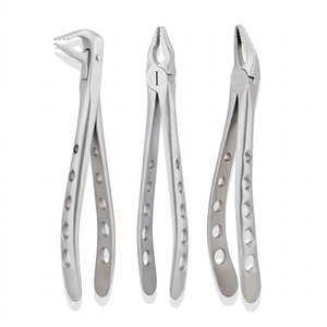Pinzas de Extracción de Raíces Inferiores de Acero Inoxidable Alemán, Instrumento Quirúrgico Dental Universal Manual, Certificado CE Clase II - Product Image 1