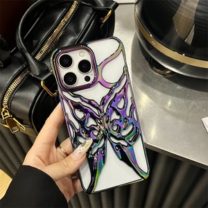 Nueva Funda para Teléfono Móvil Apple 16ProMax Butterfly, Material TPU Suave y Hueco 14/15E, Nueva Electroplacado para Comercio Exterior - Product Image 2