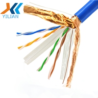 Câble LAN Cat6 UTP FTP SFTP 4 paires, 305 m en rouleau, gaine PVC certifiée ROHS.CE.FC, haute qualité OEM pour Internet
