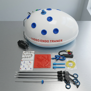 Caja de entrenamiento endoscópico tipo domo ovalado laparoscópico con herramientas y accesorios básicos - Product Image 1