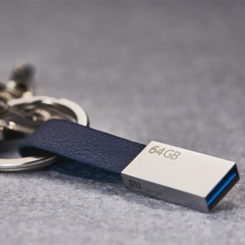 Original Xiaomi Mi USB3.0 Flash Drive Tốc Độ Cao Drive 64GB Lưu Trữ Bên Ngoài Tinh Thần Cơ Thể Dây Buộc Thiết Kế Văn Phòng Máy Tính U Đĩa