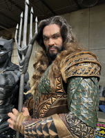 Vente flash : Figurine Aquaman grandeur nature en résine, sculpture Aquaman pour collection et décoration de centre commercial